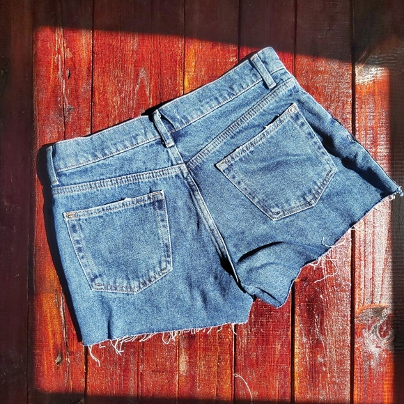 Mango Jacquard Floral Denim Shorts NWT Size 6 $60 - Picture 8 of 12